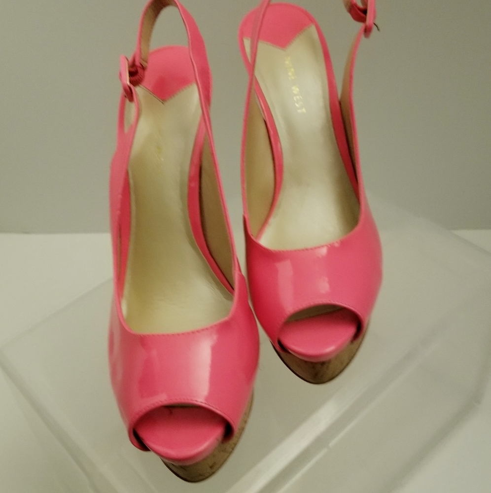 Nine West Leggy Neon Wedges
